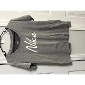 Nike Women's Dri-Fit Gray T-Shirt, Size Large 242